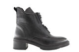 CASTLE BLACK 11032 Hakiki Deri Siyah Kadın Bot
