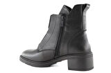 CASTLE BLACK 11032 Hakiki Deri Siyah Kadın Bot