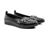 Style Star YS3008 Siyah Rugan Kadın Babet