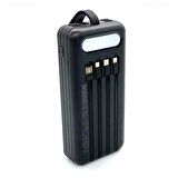  50000 mAh Powerbank Led Aydınlatma iPhone Type-C Micro Usb Çıkış Taşınabilir Şarj Kamp İçin 50.000 Mah.
