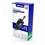  50000 mAh Powerbank Led Aydınlatma iPhone Type-C Micro Usb Çıkış Taşınabilir Şarj Kamp İçin 50.000 Mah.
