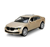Oyuncak Metal Model Araba Açılır Kapı 1/36 Çek Bırak Gold BMW