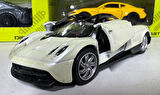 Oyuncak Metal Model Araba 1/36 Çek Bırak Bej Pagani Huayra 