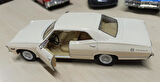 Kinsmart Oyuncak Metal Model Araba 1/36 Çek Bırak 1967 Krem Chevrolet İmpala 