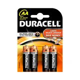 Duracell Alkaline Kalem Pil AA 4’lü