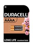 Duracell Alkalin MN2500 AAAA Pil2'li