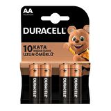 Duracell Alkalin Pil AA 4'' lü Paket