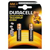 Duracell 2'li Alkaline AAA Pil 1,5 V