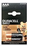 DURACELL INCE PIL AAA SIMPLY 2 Lİ