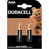 Duracell İnce Kalem Pil AAA 2 Li