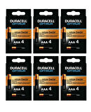 Duracell Pil Optimum İnce Kalem 4'lü AAA 6 Paket