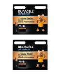 Duracell Optimum AAA Alkalin Pil, 16’lı Paket