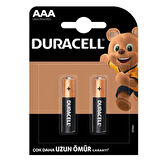 Duracell AAA 1.5V Alkaline LR03 MN2400 2li İnce Kalem Pil 1024488