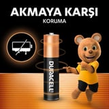 DURACELL BASIC AAA İnce Alkalin Kalem Pil (11'li Paket) – 1,5V