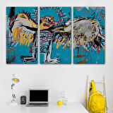 Jean Michel Basquiat'ın Düşmüş Melek Eseri Kanvas Tablo-5000