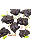 Dark Brown Roş Çikolata Antep Fıstıklı 750 Gram Bitter Roche Çikolatası