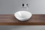 Serel Tezgah Üstü Yuvarlak Çanak Lavabo 45 cm 2012DXS110H