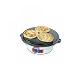 Büyük Boy 50 cm. Elektrikli Katmer Sacı Börek Sacı Ekmek Sacı Termostat Özellikli