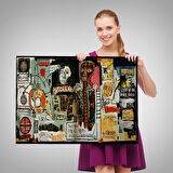 Jean Michel Basquiat Notary Kanvas Tablo-5002