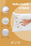 4 Adet Rollpack Yastık Mikrosilikon Ev Ve Hotel Yastığı 50x70cm Yüksek Dolgulu 1000 gr