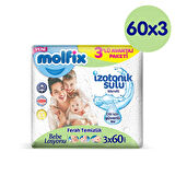 İzotonik Sulu Bebek Islak Mendil 3x60 Adet 1 Adet