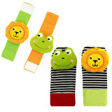 Çıngıraklı Çorap Ve Bileklik Aslan ve Kurbağa 1 Adet