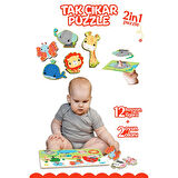 Fisher Price Tak Çıkar Puzzle Hayvanlar