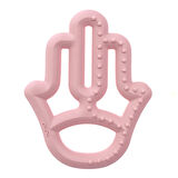 Silikon Diş Kaşıyıcı Annenin Eli Pembe (3 ADET)
