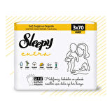 Extra Bebek Islak Mendil 3x70 Adet (4 ADET)