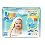 Aktif Sensitive Bebek Islak Mendil 24+ Ay 3x52 Adet (4 ADET)