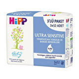 Ultra Sensitive Yenidoğan Temizlik ve Bakım Mendili 3x52 Adet (5 ADET)