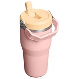 The IceFlow Flip Straw 2.0 Tumbler 0.6L / 20oz Peach Rose (New) (5 ADET)
