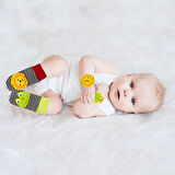 Çıngıraklı Çorap Ve Bileklik Aslan ve Kurbağa