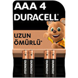 Alkalin AAA İnce Kalem Pil 4 Adet