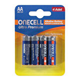 Ultra Premium Alkalin AA Boy Pil 4lü