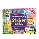 Tükenmeyen Sticker Kitabım - Eğlenceli Yüzler (100+ Tekrar Tekrar Kullanılabilen Sticker)