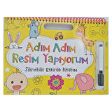 Adım Adım Resim Yapıyorum Eğitici Bebek Kitabı