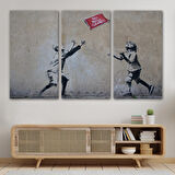 Banksy Stencil'in Top Oyunları Yok İsimli Eseri Kanvas Tablo-5006