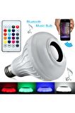 Bluetooth Hoparlör Akıllı Led Ampul Lamba (1243)