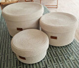 6 PARÇA MATRUŞKA SEPET HURÇ DÜZENLEYİCİ 20*30CM(KAPAK HARİÇ)
