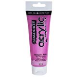 Daler Rowney Graduate Akrilik Boya 120ml Metallic Pink (722)