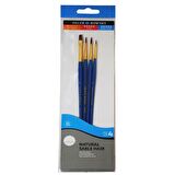 Daler Rowney Simply Natural Hair 4lü Fırça Seti Kod:401