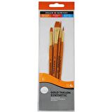 Daler Rowney Simply Gold Taklon Synthetic 4ü Fırça Seti Kod:402