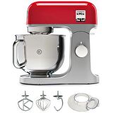 Kenwood KMX750RD kMix 1000W 5 Litre Mutfak Şefi - Silver / Kırmızı
