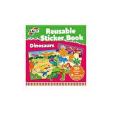 Galt 1005101 Reusable Sticker Book - Dinosaurs 3 Yaş+