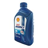 Shell Advance AX7 4T 10W-40 1 Lt - 4 Zamanlı Motosiklet Motor Yağı
