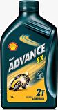 Shell Advance SX 2T Mineral 1 lt Benzin Motor Yağı Üretim:2021