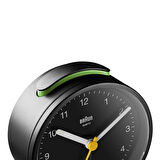 Braun BC12B Siyah Klasik Analog Alarmlı Masa Saati