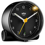 Braun BC01B Siyah Klasik Analog Alarmlı Masa Saati