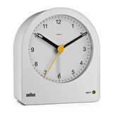 Braun BC22W Beyaz Klasik Analog Alarmlı Masa Saati